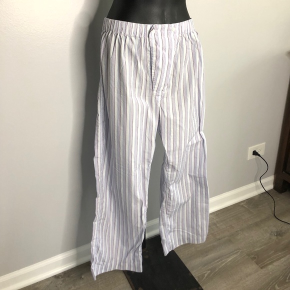 Brioni Multicolored Striped Shirt Pants Pajama Set 100% Cotton Size Medium Italy - Picture 4 of 10